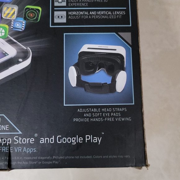 Sharper Image Virtual Reality Headset Smartphone 360 IOS or Android - Picture 3 of 6